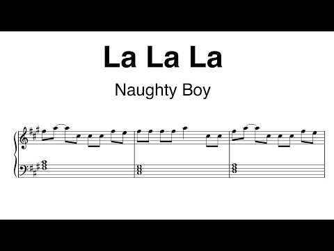Naughty Boy - La la la ft. Sam Smith Sheet Music