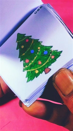 The Magic Seed: Little Girl Growing a Christmas Tree - Flipbook Animation 🎄