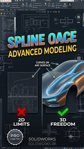 Advanced SOLIDWORKS Surface Modeling Tip🔥🔥 #shorts #solidworks #tips
