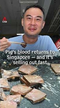 Pig's blood returns to Singapore — and it's selling out fast