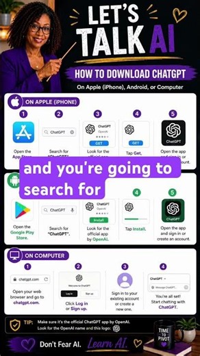 How to Download ChatGPT (Beginner’s Guide) 📱💻