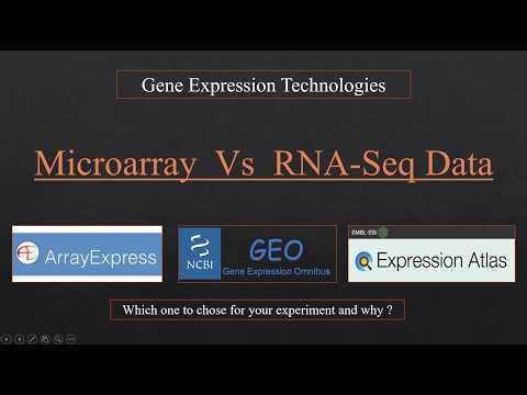 Gene Expression - Microarray and RNA Seq Data - GEO, GEO2R, NGS, Computational Biology