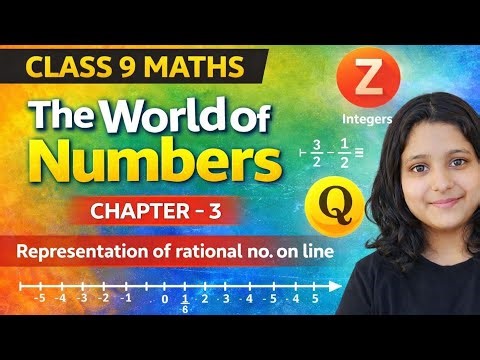 Representation of Rational Number On Number Line| Class 9 Maths| Chapter-3 |SEED 2026-27