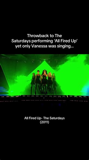 All Fired Up - The Saturdays (2011) throwback performance