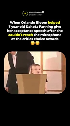 Orlando Bloom's Wholesome Assist for Dakota Fanning