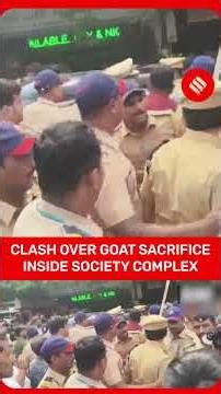 Clashes Break Out At Mumbai's Mira Road Over Goat Sacrifice Within Society Complex