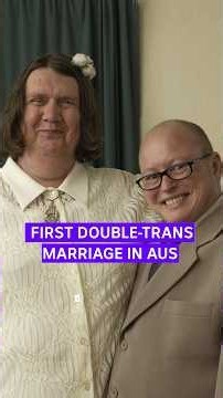 Andrew and Jessica Blair are believed to be the first married double-trans couple in Aus ❤️