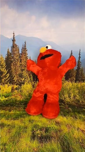 Elmo adorable hokey pokey dance #sesamestreet #dancevideo #ytshorts