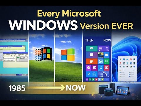 This Is How Windows Evolved | Windows 1.0 → Windows 11