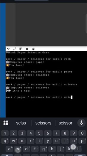 Build Rock Paper Scissors with Python #coding