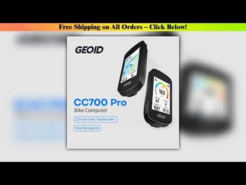 GEOID CC700 Pro Bicycle Computer GPS 28Inch Touchscreen Bike Speedometer Global Map Navigation Cycl