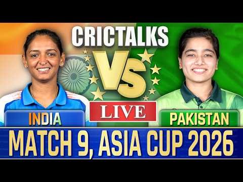 Live: India W vs Pakistan W, MATCH 9 Live Match Today ASIA CUP Cricket Commentary Score 2nd Inn