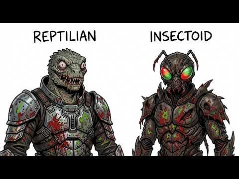 Every documented alien races EXPLAINED in 6 minutes.