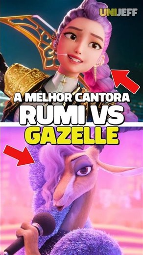Rumi vs Gazelle quem é a melhor cantora? #guerreirasdokpop