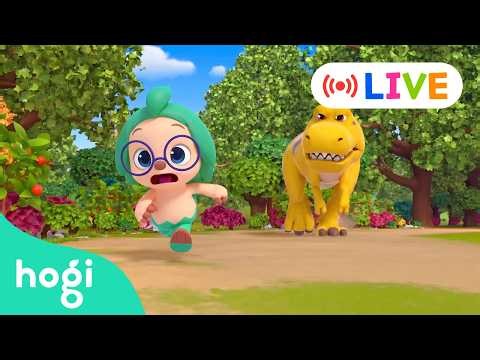 🔴LIVE | Learn ABC with Dinosaurs🦖 | Colors | Kids Song | ABC Song | Pinkfong Hogi