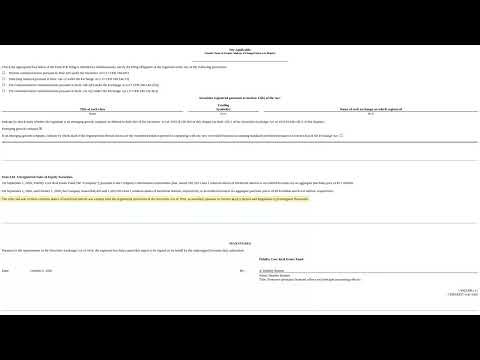 FCREF Unregistered Stock Sales: My Take on the 8-K
