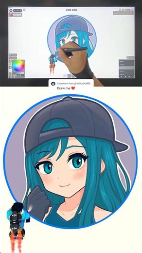 Time to draw your PFP on roblox spray paint! who next? #artspeeddraw