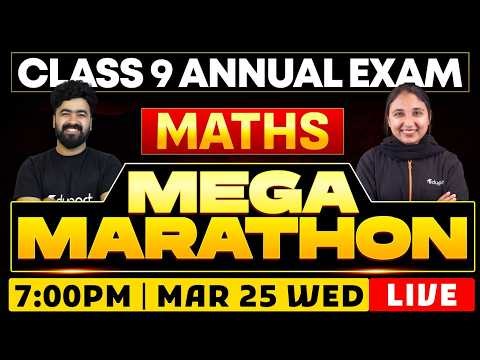 Class 9 Maths | Mega Marathon | Eduport