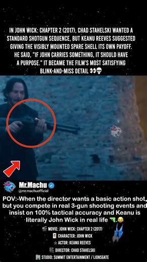Keanu Reeves fixed a huge action detail in John Wick: Chapter 2 #shorts