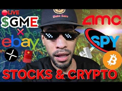 🔴LIVE Stocks & Crypto: GME Stock Shareholders Meeting Today + Gifted GIVE AWAY DAY "7/7"