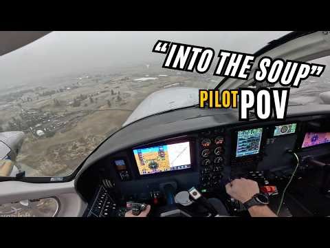Flying an ILS (Pilot POV) | Low IFR Approach: Ice & Low Ceilings