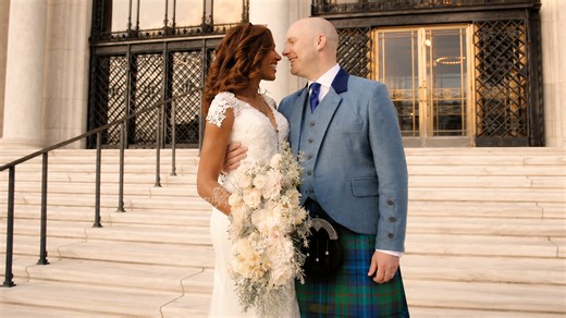 Detroit art museum wedding features romantic vows and love story