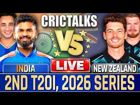 Live: India vs New Zealand, 2nd T20I Live Match Today 2026 Series Cricket Commentary Score 2nd Inn