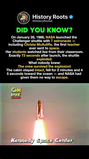 NASA's Challenger Exploded 73 Seconds After Launch #history #nasa #facts