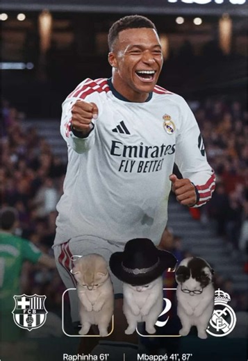 #ELCLÁSICO IS OURS! #RealMadrid #Mbappe | barcelona