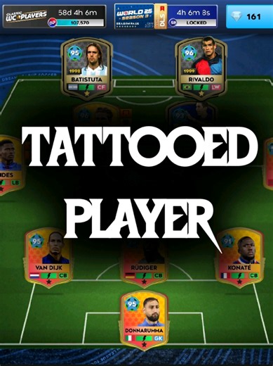 Tattooed Player in Dream League Soccer 2026