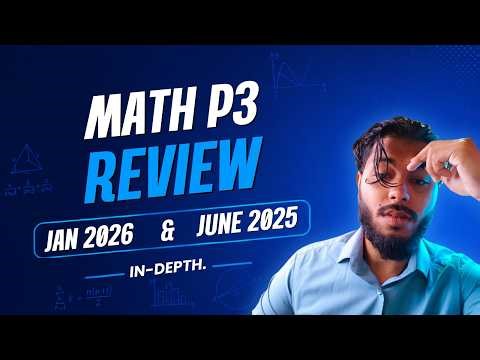 Ultimate CSEC Math P3 Revision (Jan 2026 & June 2025)