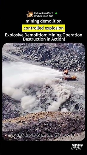 Explosive Demolition: Mining Operation Destruction in Action!