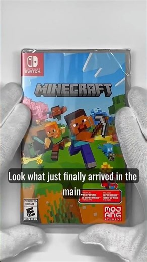 Nintendo Switch 2 unboxing #minecraft #shorts #nintendo #games