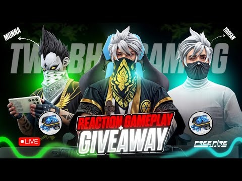 Free Fire Live Giveaway Custom Room💎 | Reaction Gameplay |#freefirelive #shortslive #custom #fflive