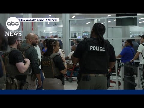ICE officers arrive at airport TSA checkpoints after Trump order amid shutdown