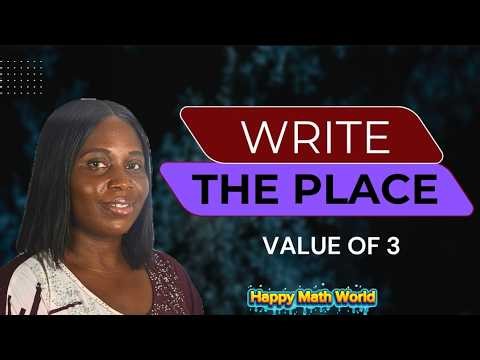 Write The Place Value Of 3