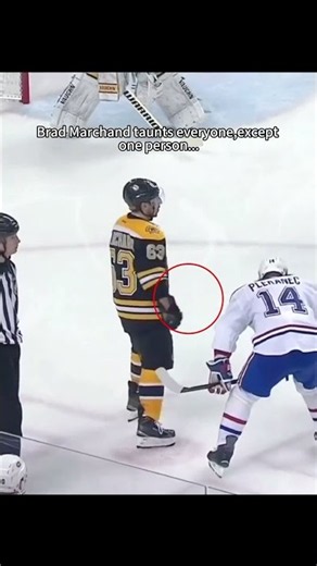 Brad Marchand is only afraid of him#BradMarchand#Marchand#NHL#Hockey