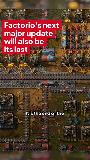 Factorio's next major update will also be its last 🏭#factorio #update #factorysimulator #pcgaming #news #pcgamer
