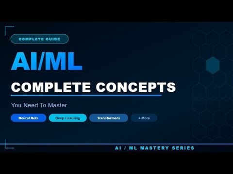 Learn AI & Machine Learning FULL GUIDE | Concepts You Must Know 