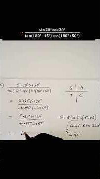 How to simplify trigonometric expressions| Reduction formula| Co-ratios| Grade 12 math Ontario