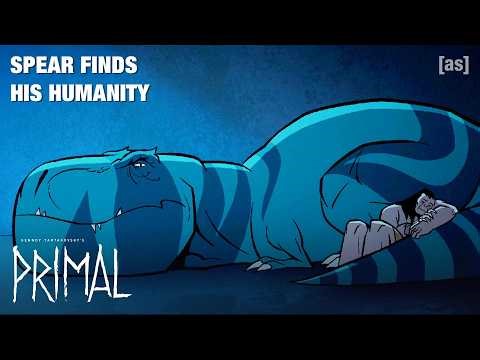 Spear Finds His Humanity | Genndy Tartakovky's Primal | adult swim