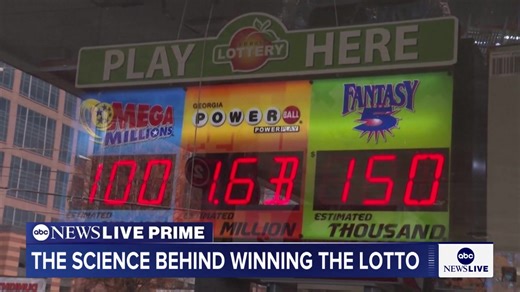 The Powerball jackpot climbed to $1.7 billion for the drawing on Christmas Eve Wednesday, and the odds of winning are 1 in 292.2 million, according to Powerball. Davidson College mathematics professor Tim Chartier joins ABC News Live to break down the science behind winning the lotto. #Powerball #Lotto