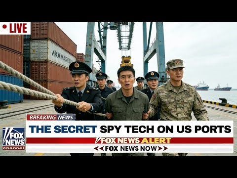 US NAVY SEALS BOARD Chinese "Port Crane" — Sensors Found Scanning US Navy