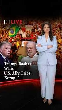 Trump 'Basher' Wins US Ally Cries, 'Scrap...' | Firstpost Live