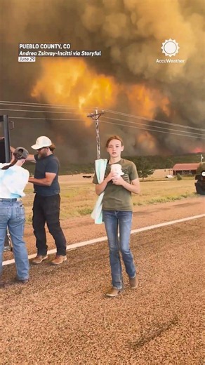 Therapy horses evacuated during Colorado wildfire chaos