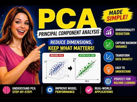PCA Explained in 5 Minutes (Dimensionality Reduction Made Easy!) #machinelearning