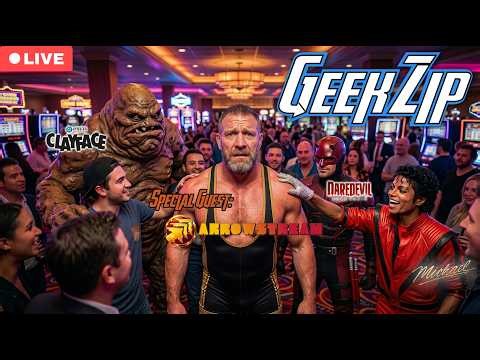 GeekZip Podcast Live - Wrestlers In Danger | Clayface Trailer Breakdown | Kingpin Rises in 'DD: BA'