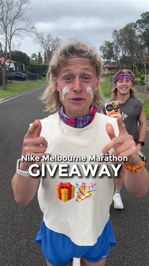 NIKE MELBOURNE MARATHON GIVEAWAY🎁 We’ve been putting in the work for the Nike Melbourne Marathon and Fitness Outcomes has been helping us stay fuelled along the way with their ready-made high-protein meals. They make eating well so much easier when we’re training hard and running big kilometres every week. Now we want to give you the chance to run the Nike Melbourne Marathon with us! To enter: ✅Give @fitnessoutcomes a follow 🏃 Comment what fuels your training 👊 Tag 3 friends 📲 Share this vid