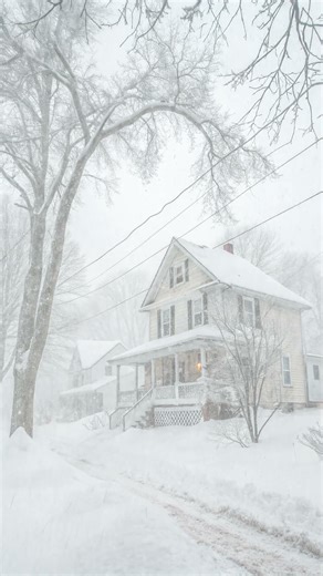 Blizzard Night Ambience ❄️ Deep Sleep #shorts #storm #snow #snowstorm