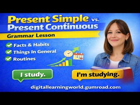 Practical English Grammar I Lesson 01 I Present Simple vs Present Continuous
